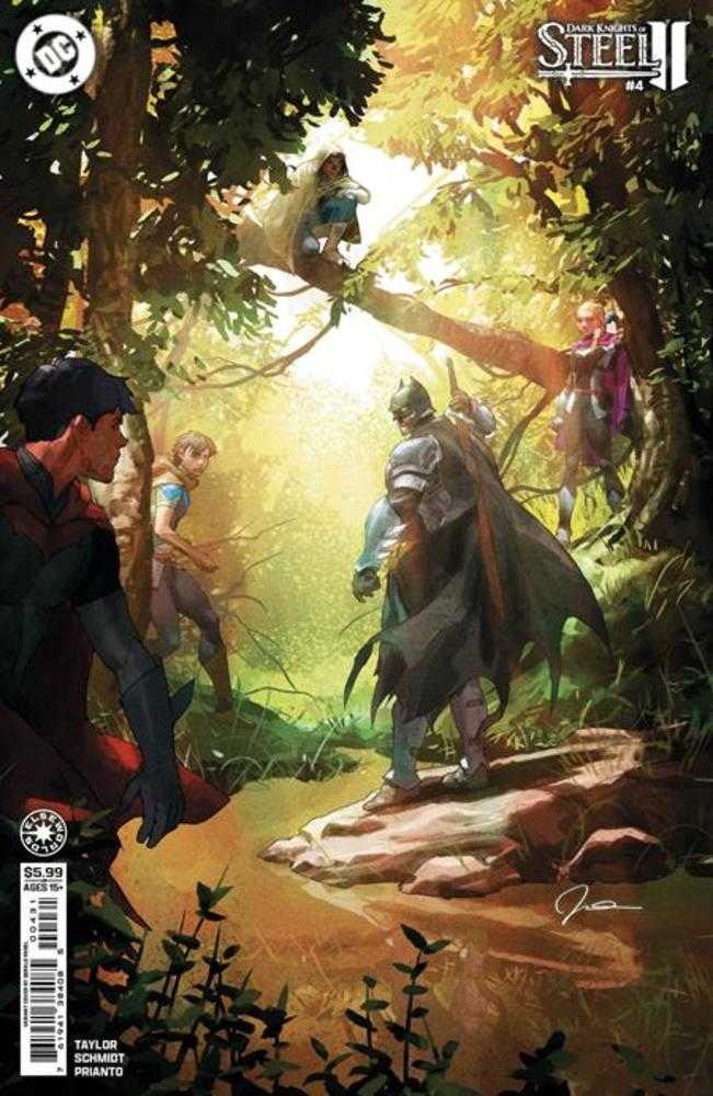 DARK KNIGHTS OF STEEL II #4 (OF 12) COVER C GERALD PAREL CARD STOCK VARIANT (Expected in Stock 10/21/26)