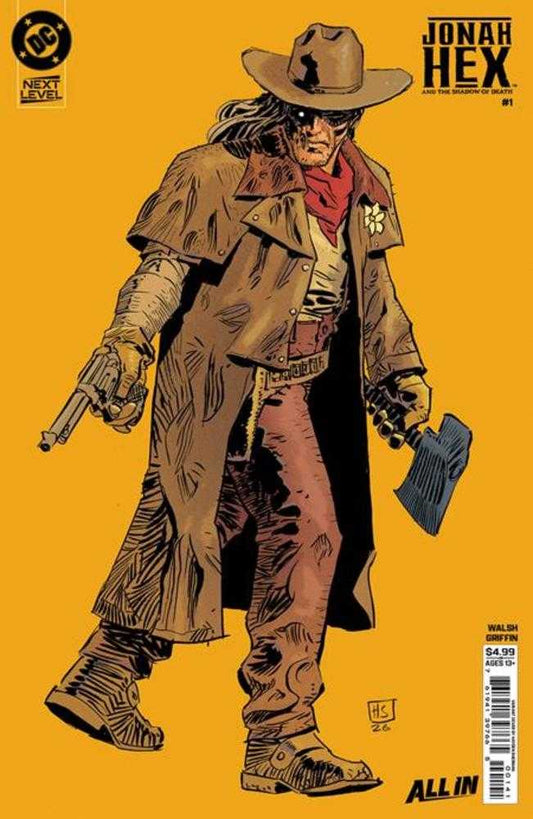 JONAH HEX AND THE SHADOW OF DEATH #1 (OF 6) COVER D HAYDEN SHERMAN NEXT LEVEL CARD STOCK VARIANT (Expected in Stock 10/7/26)