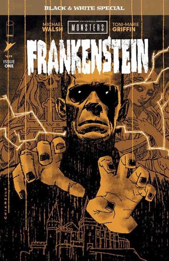 UNIVERSAL MONSTERS FRANKENSTEIN BLACK & WHITE SPECIAL #1 (OF 2) COVER B MARK CHIARELLO VARIANT (Expected in Stock 10/14/26)