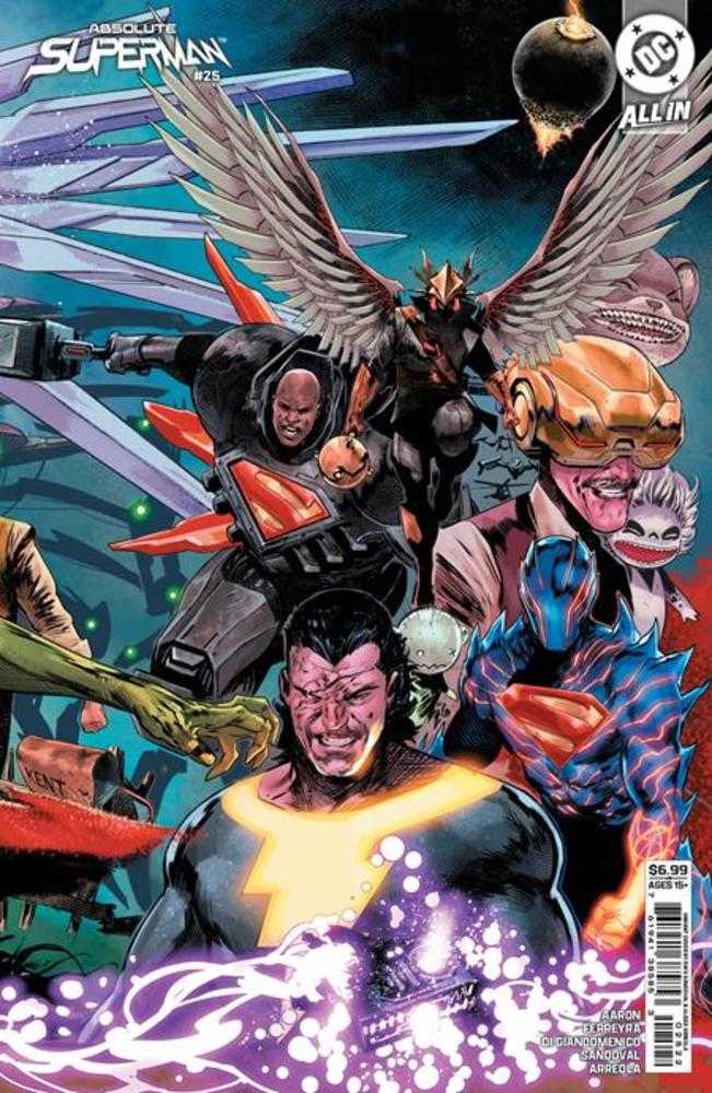 ABSOLUTE SUPERMAN #25 COVER J RAFA SANDOVAL RIGHT CONNECTING CARD STOCK VARIANT (Expected in Stock 11/4/26)