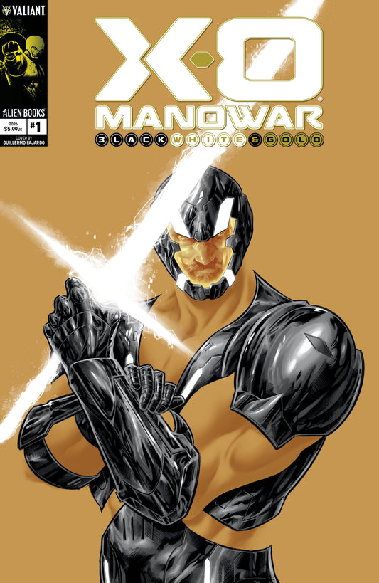 X O MANOWAR: BLACK, WHITE & GOLD #1 COVER A (FAJARDO) (Expected in Stock 10/21/26)