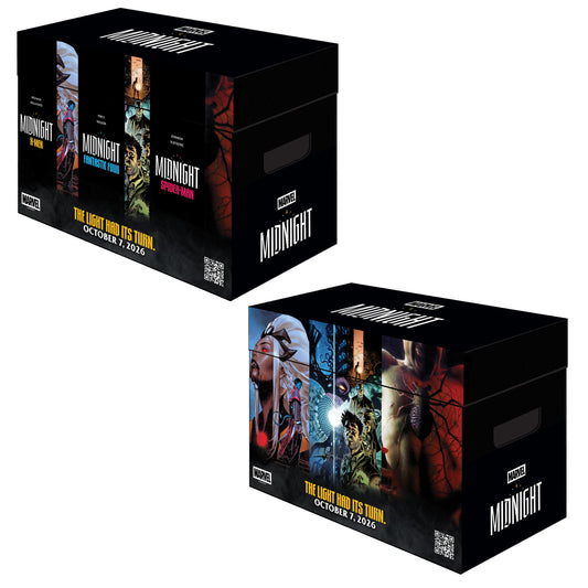 MARVEL GRAPHIC COMIC STORAGE BOX: MIDNIGHT [BUNDLES OF 5]