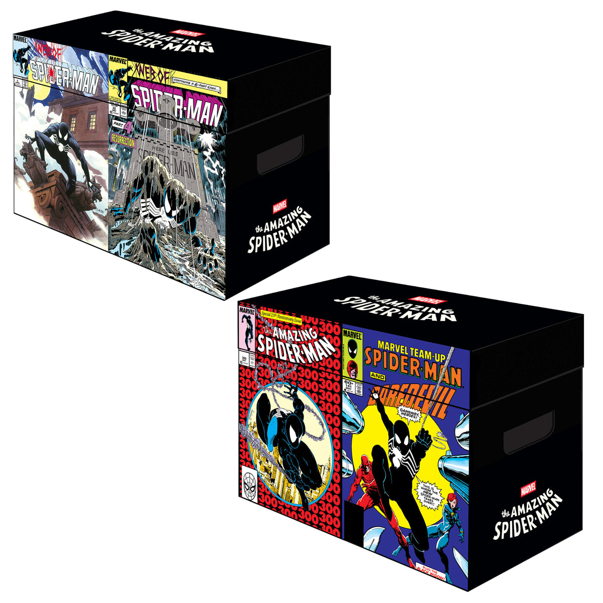 MARVEL GRAPHIC COMIC STORAGE BOX: SPIDER-MAN BLACK COSTUME SAGA [BUNDLES OF 5] (Expected in Stock 10/7/26)
