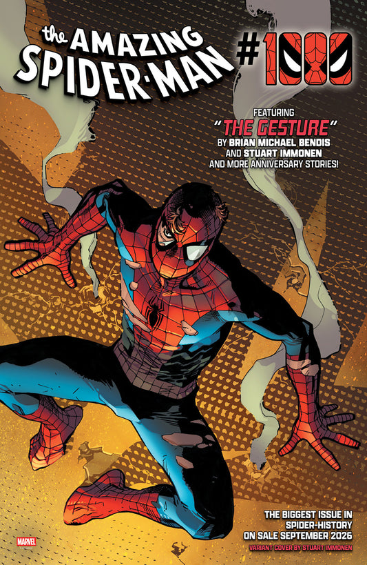 AMAZING SPIDER-MAN #1000 STUART IMMONEN VARIANT (Expected in Stock 9/16/2026)