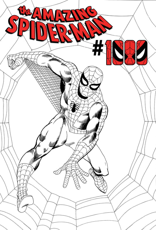 AMAZING SPIDER-MAN #1000 STEVE DITKO BLACK AND WHITE VARIANT [1:50] (Expected in Stock 9/16/2026)