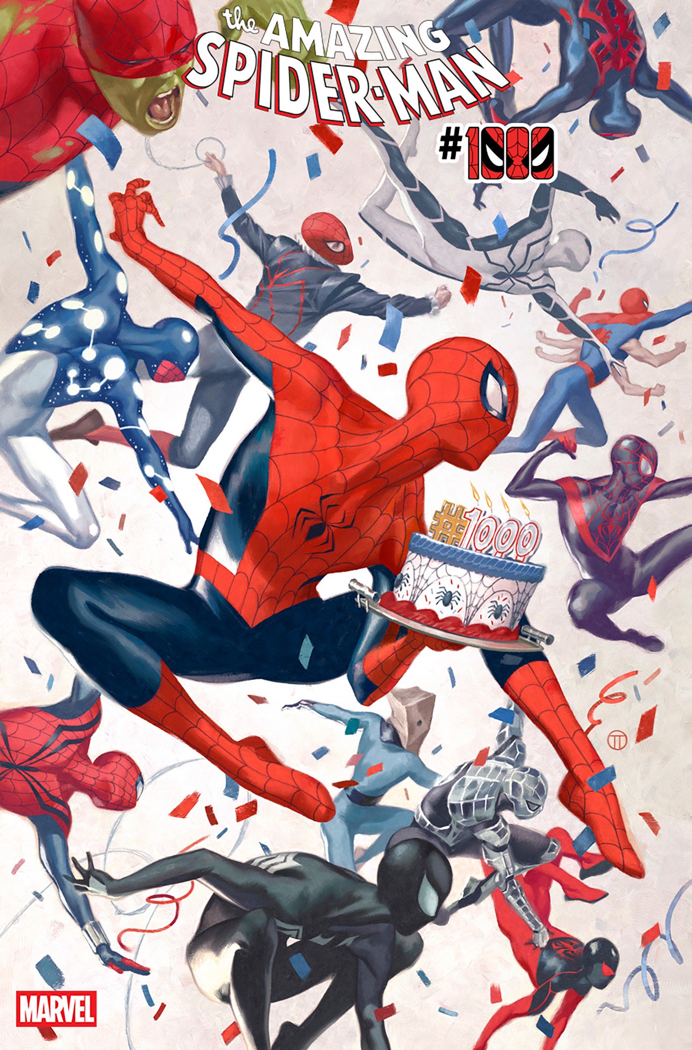 AMAZING SPIDER-MAN #1000 JULIAN TOTINO TEDESCO VARIANT (Expected in Stock 9/16/2026)