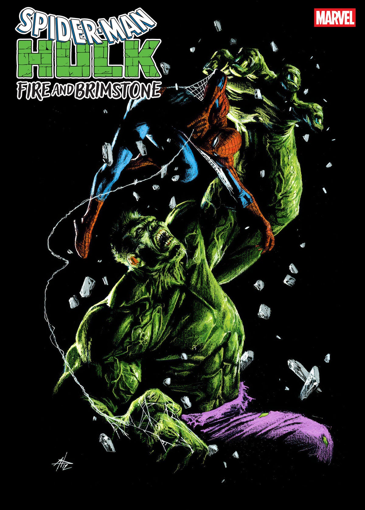 SPIDER-MAN/HULK: FIRE AND BRIMSTONE #3 GABRIELE DELL'OTTO VARIANT (Expected in Stock 10/28/26)