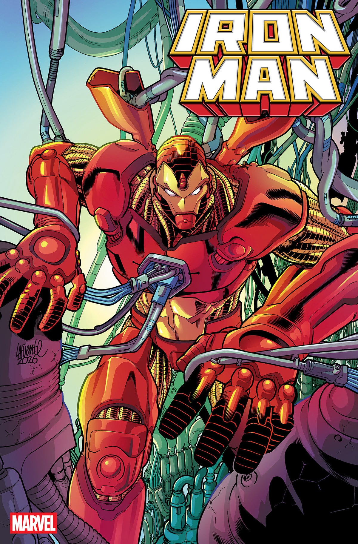 IRON MAN #10 DAVID LAFUENTE VARIANT (Expected in Stock 10/14/26)