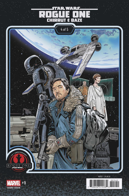 STAR WARS: ROGUE ONE   CHIRRUT & BAZE #1 CHRIS SPROUSE ROGUE ONE 10 TH ANNIVERSARY VARIANT (Expected in Stock 10/14/26)