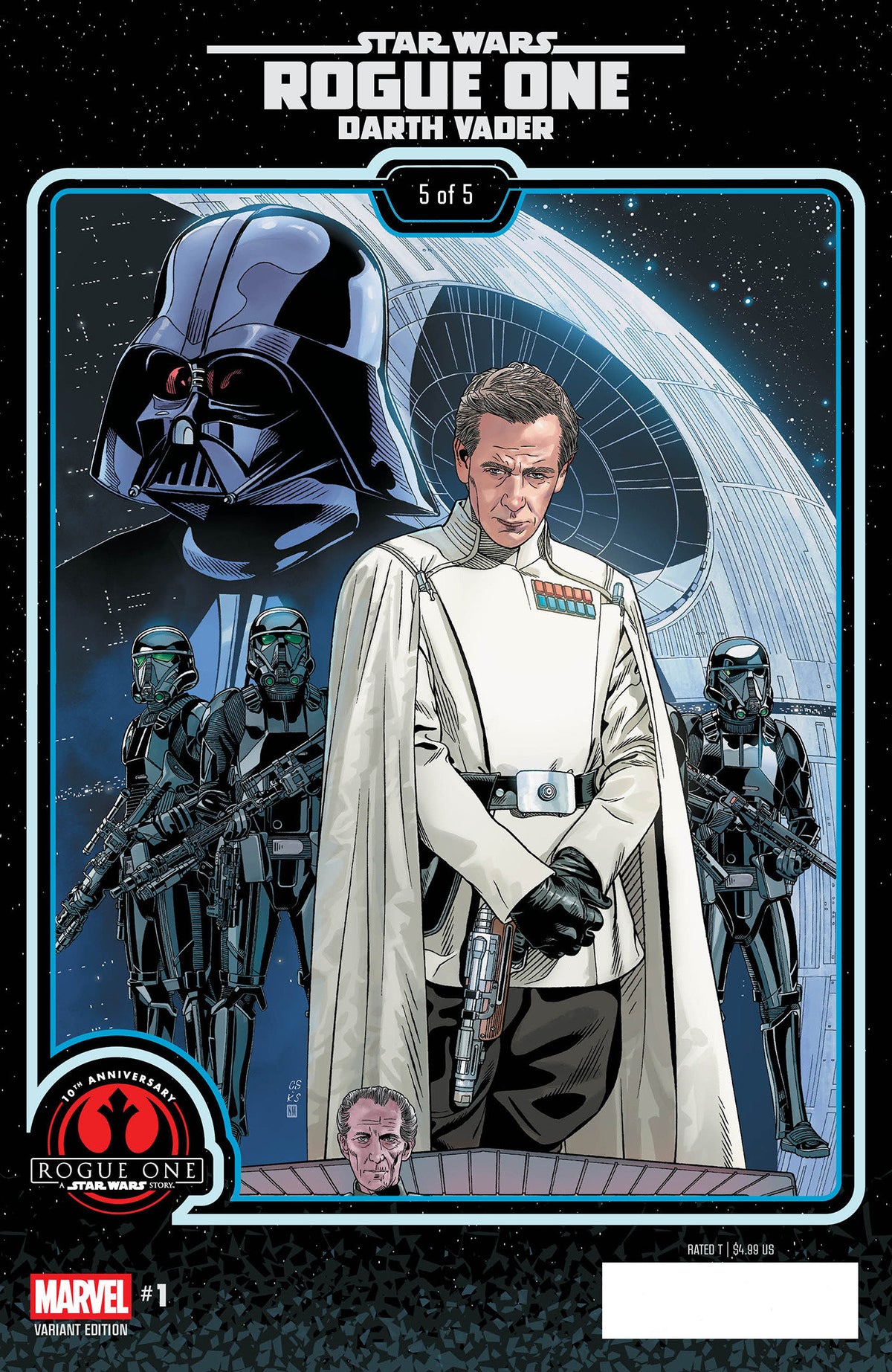 STAR WARS: ROGUE ONE   DARTH VADER #1 CHRIS SPROUSE ROGUE ONE 10 TH ANNIVERSARY VARIANT (Expected in Stock 10/28/26)