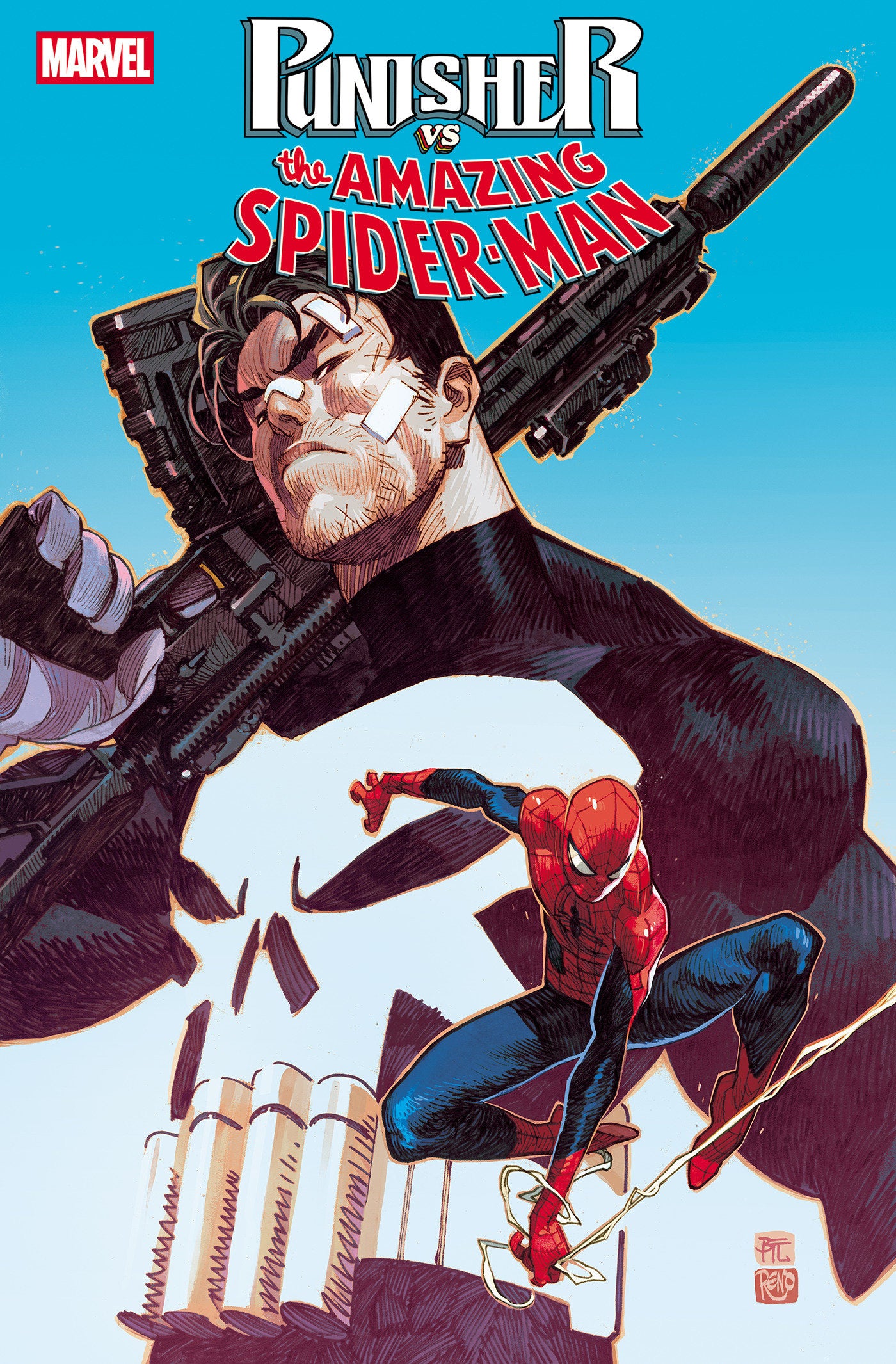 その他 the punisher vs spiderman PUNISHER VS. SPIDER-MAN #1 DIKE RUAN VARIANT – Variant Comics