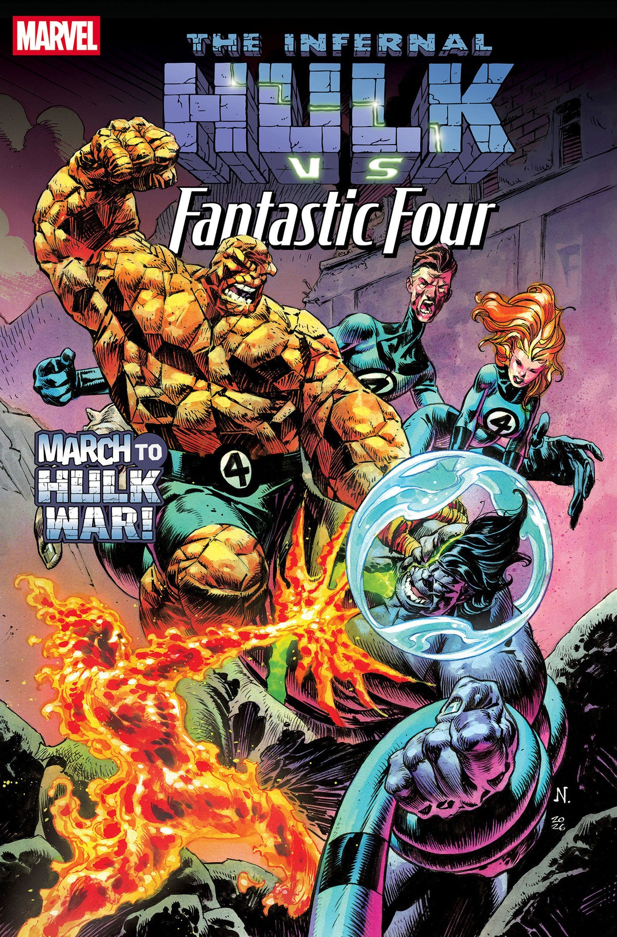 INFERNAL HULK VS. FANTASTIC FOUR #1 (Expected in Stock 10/14/26)