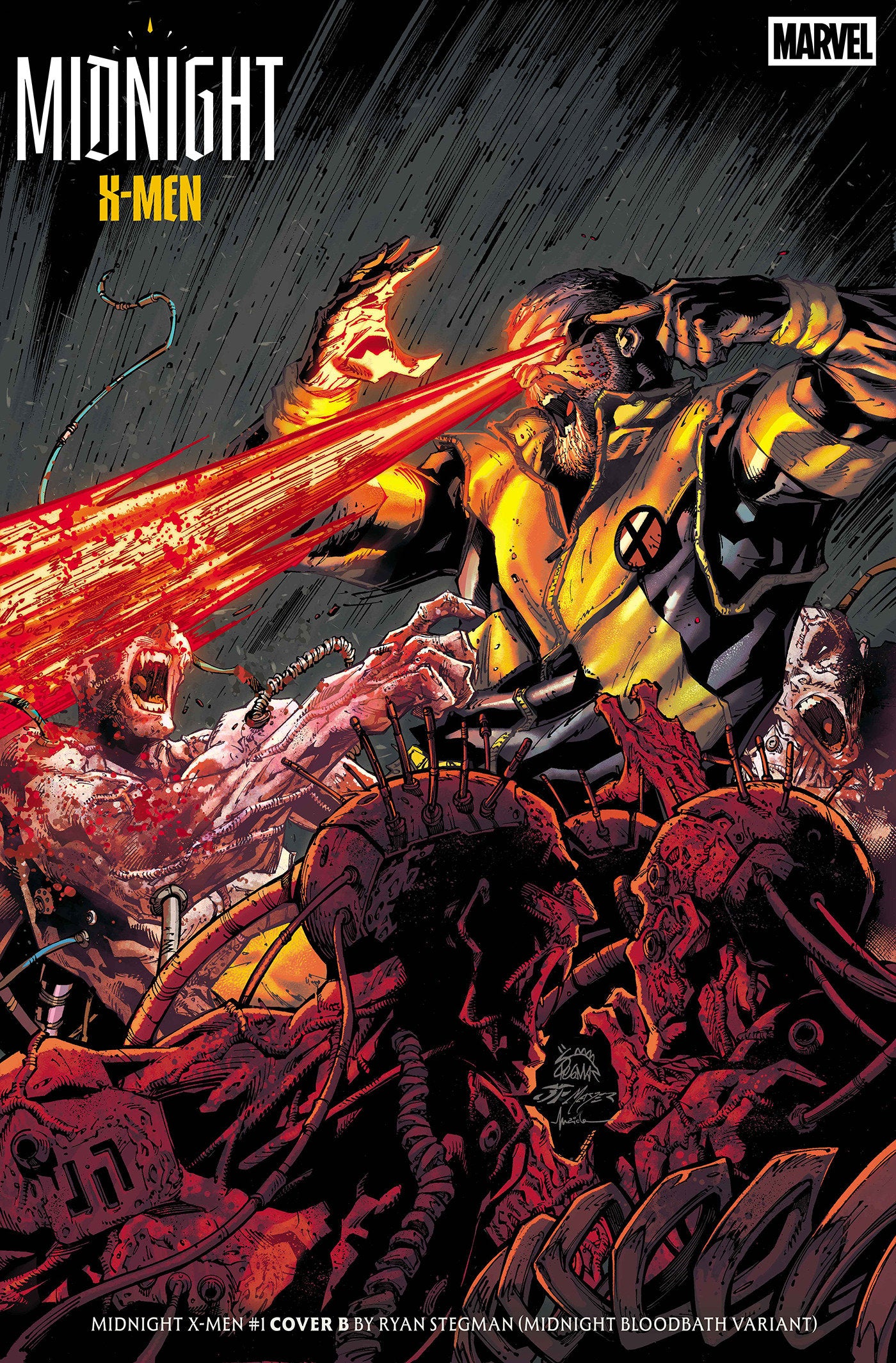 MIDNIGHT X-MEN #1 COVER B RYAN STEGMAN MIDNIGHT BLOODBATH VARIANT (Expected in Stock 10/7/26)