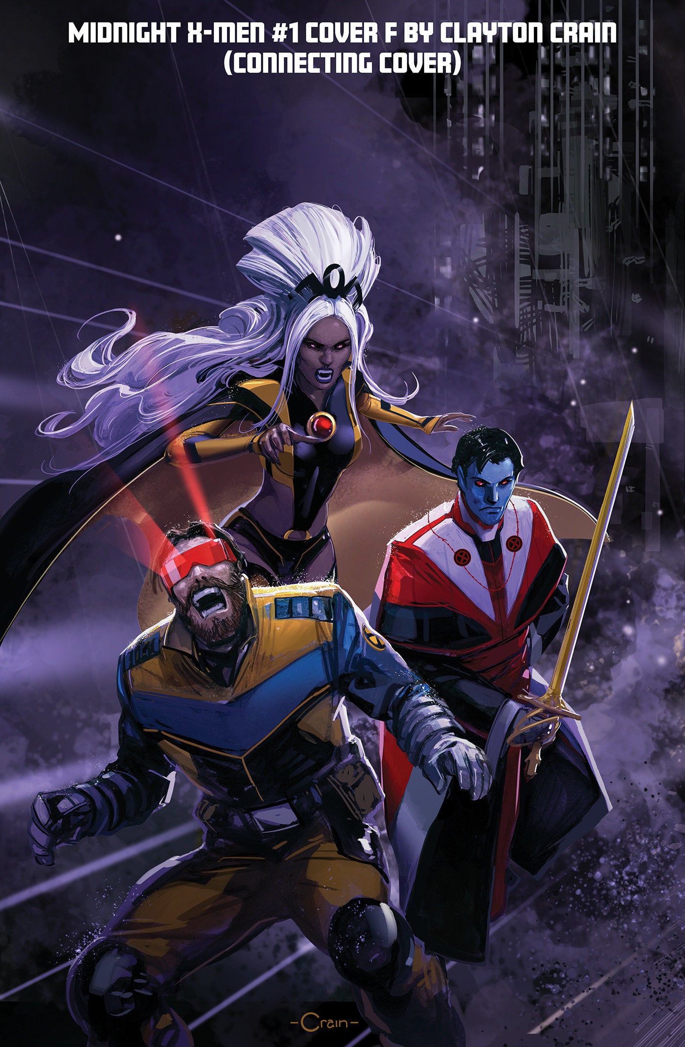 MIDNIGHT X-MEN #1 COVER F CLAYTON CRAIN 3 PART CONNECTING VARIANT (Expected in Stock 10/7/26)