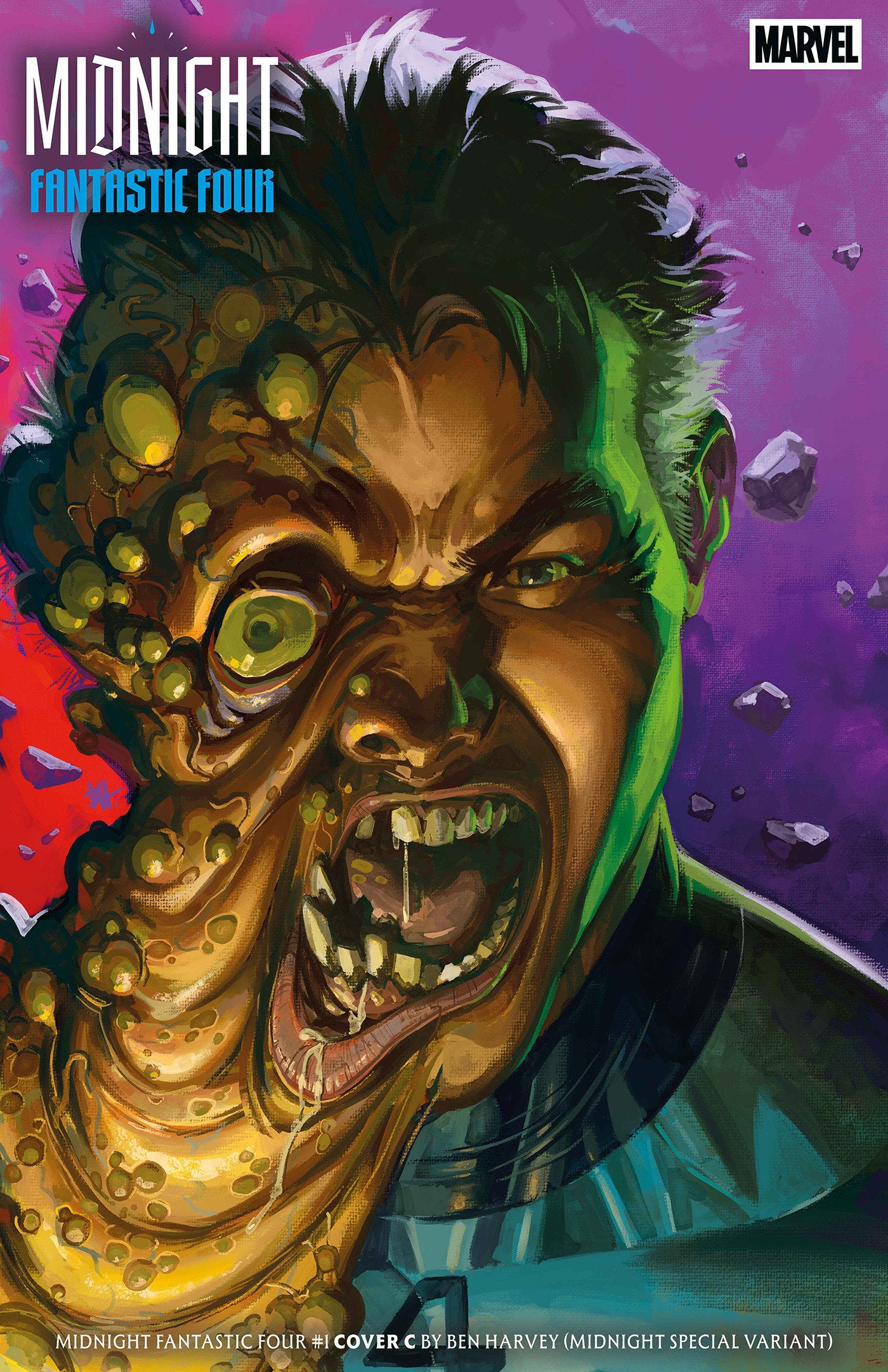 MIDNIGHT FANTASTIC FOUR #1 COVER C BEN HARVEY MIDNIGHT SPECIAL VARIANT (Expected in Stock 10/7/26)