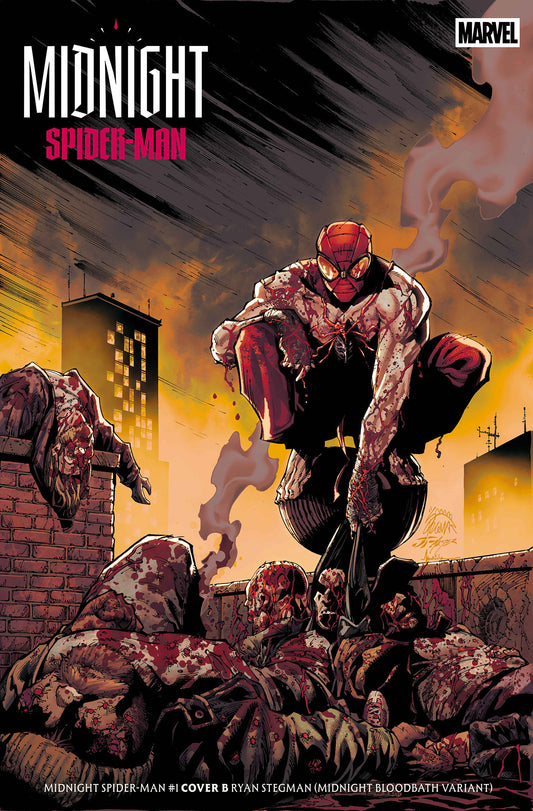 MIDNIGHT SPIDER-MAN #1 COVER B RYAN STEGMAN MIDNIGHT BLOODBATH VARIANT (Expected in Stock 10/7/26)