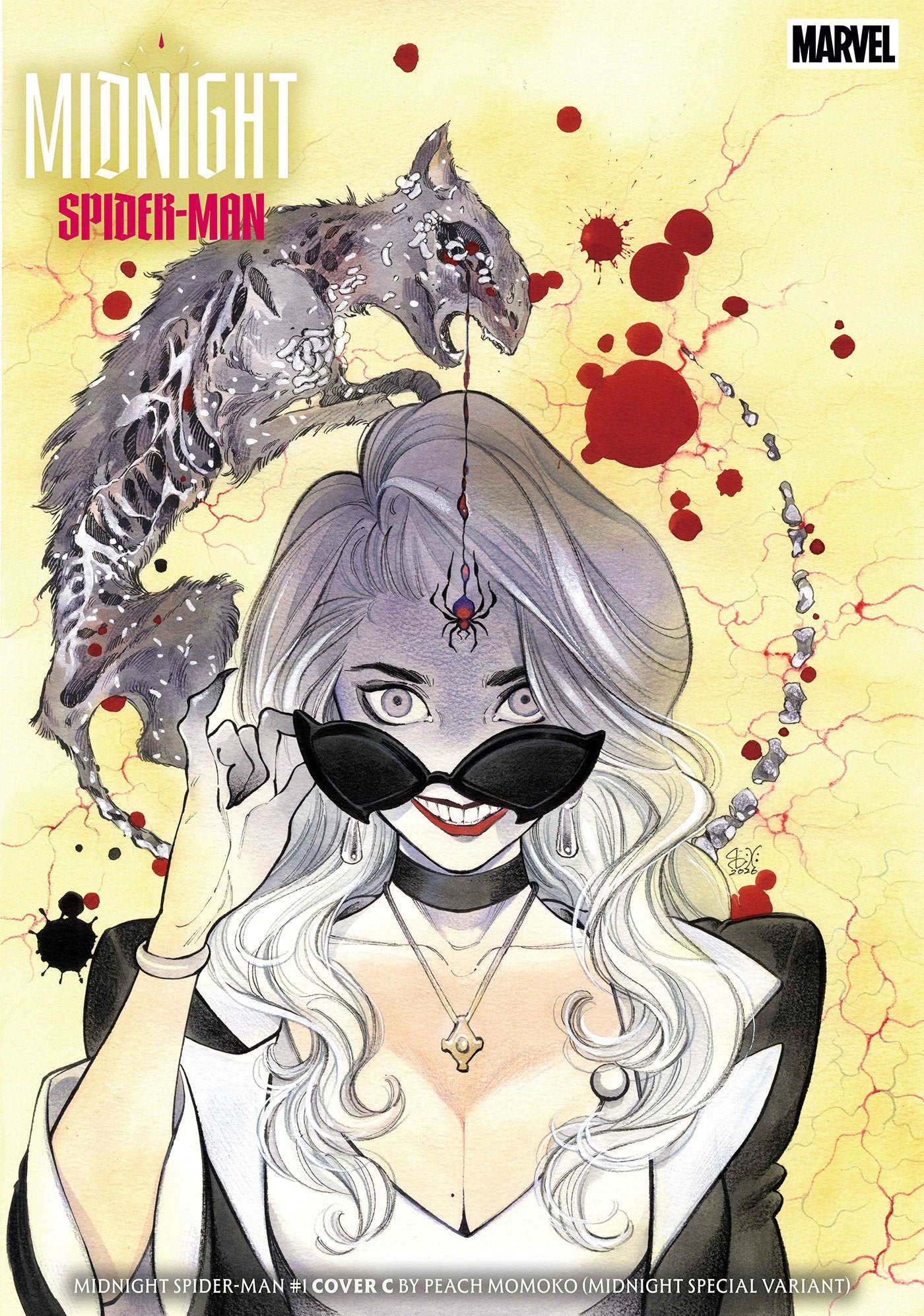 MIDNIGHT SPIDER-MAN #1 COVER C PEACH MOMOKO MIDNIGHT SPECIAL VARIANT (Expected in Stock 10/7/26)