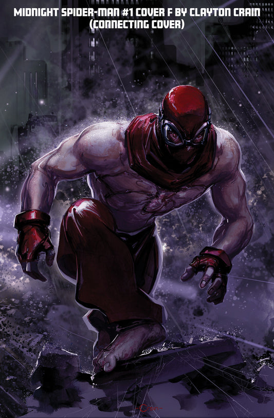 MIDNIGHT SPIDER-MAN #1 COVER F CLAYTON CRAIN 3 PART CONNECTING VARIANT (Expected in Stock 10/7/26)