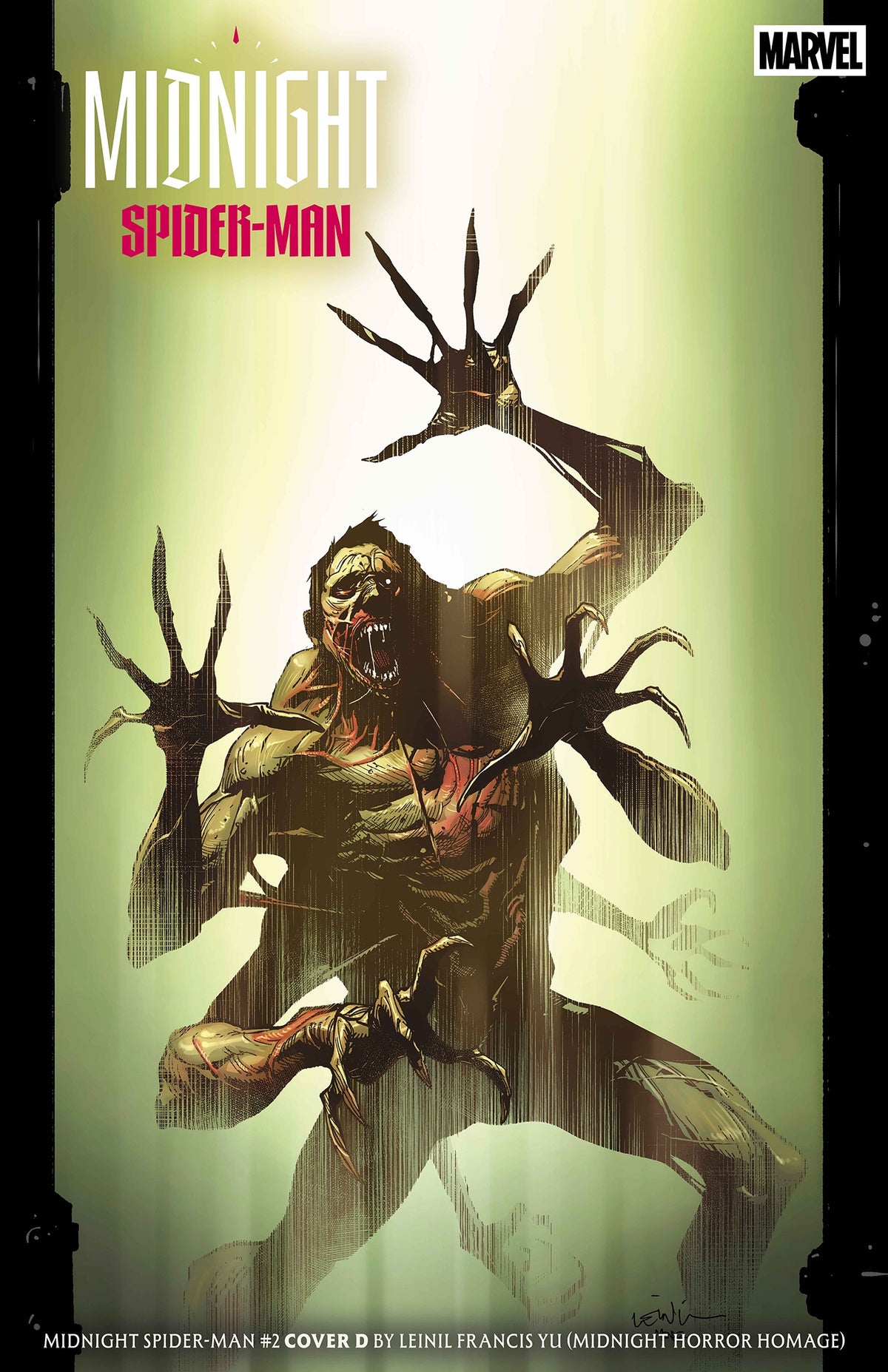 MIDNIGHT SPIDER-MAN #2 COVER D LEINIL YU MIDNIGHT HORROR HOMAGE VARIANT (Expected in Stock 11/18/26)