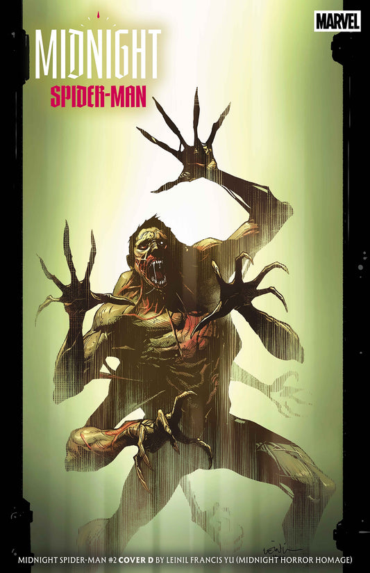 MIDNIGHT SPIDER-MAN #2 COVER D LEINIL YU MIDNIGHT HORROR HOMAGE VARIANT (Expected in Stock 11/18/26)