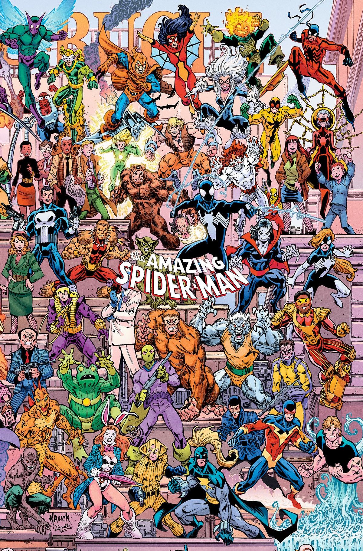AMAZING SPIDER-MAN #1001 TODD NAUCK 4 PART CONNECTING LEGACY VARIANT (Expected in Stock 10/14/26)