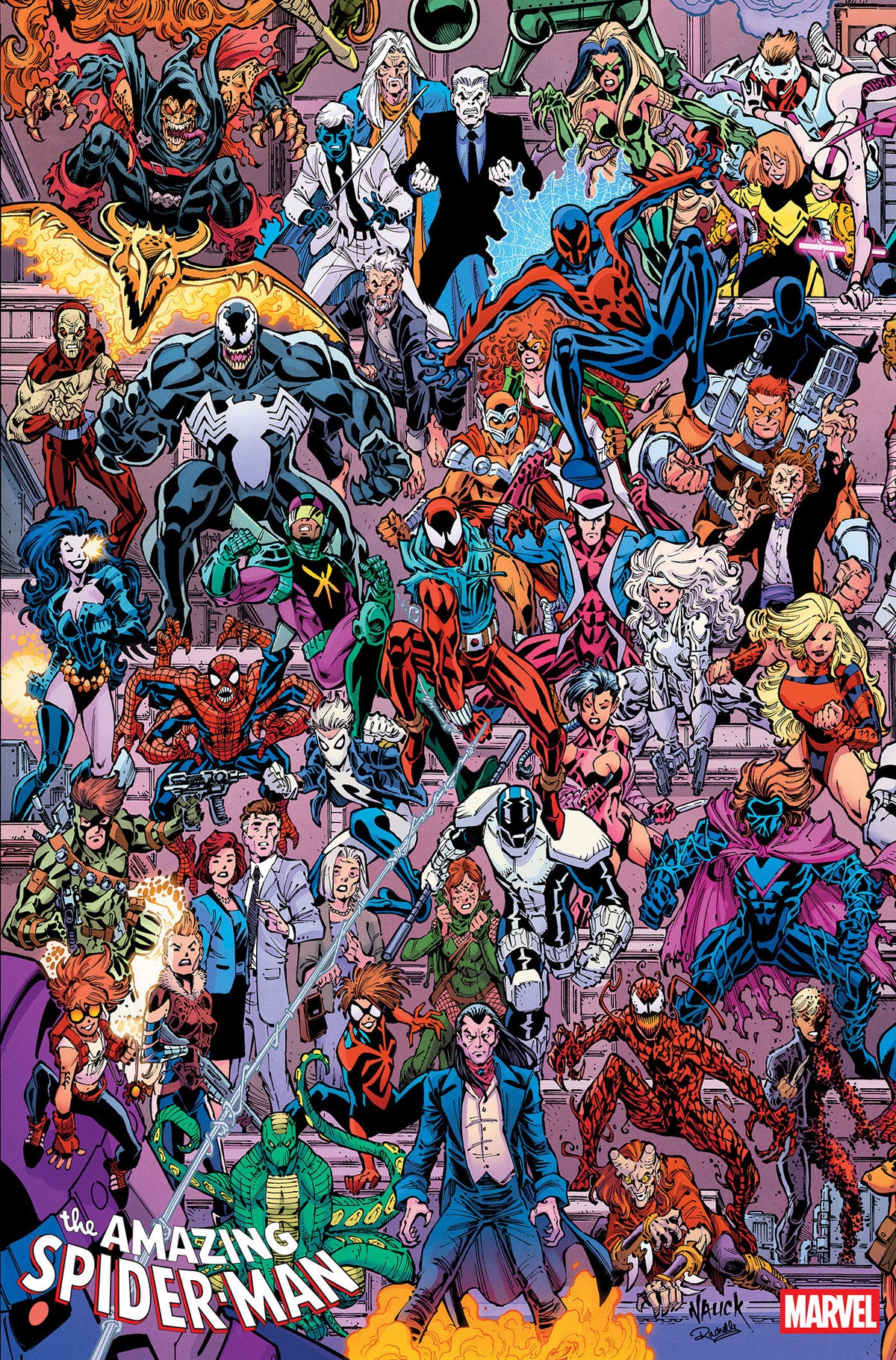 AMAZING SPIDER-MAN #1002 TODD NAUCK 4 PART CONNECTING LEGACY VARIANT (Expected in Stock 10/28/26)