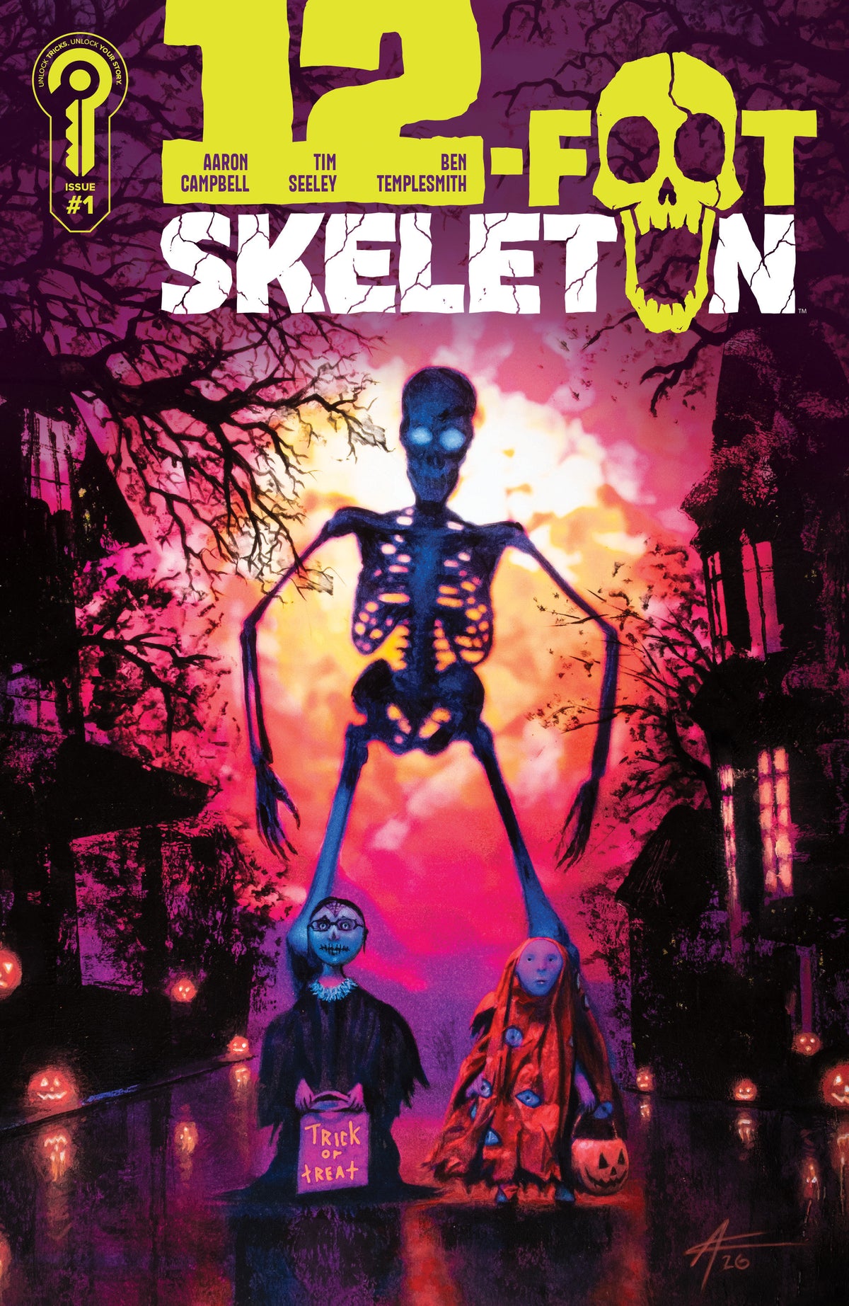 12 FOOT SKELETON #1 COVER B AARON CAMPBELL (Expected in Stock 10/14/26)