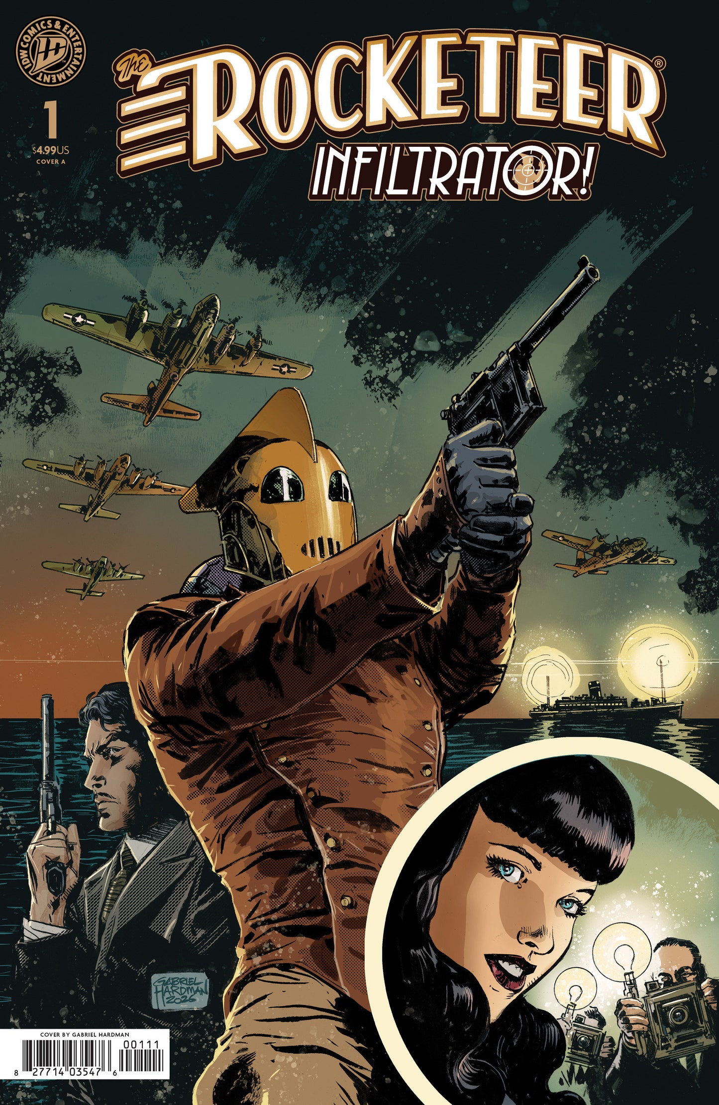 THE ROCKETEER: INFILTRATOR! #1 COVER A (HARDMAN) (Expected in Stock 7/8/2026)