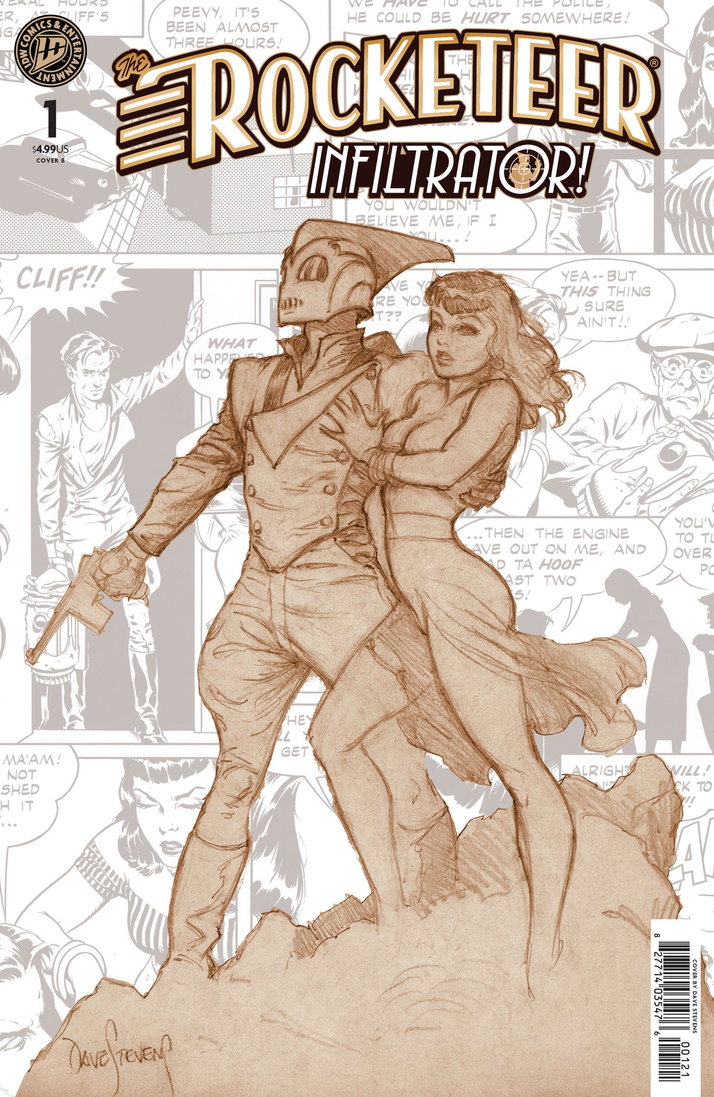 THE ROCKETEER: INFILTRATOR! #1 VARIANT B (STEVENS) (Expected in Stock 7/8/2026)