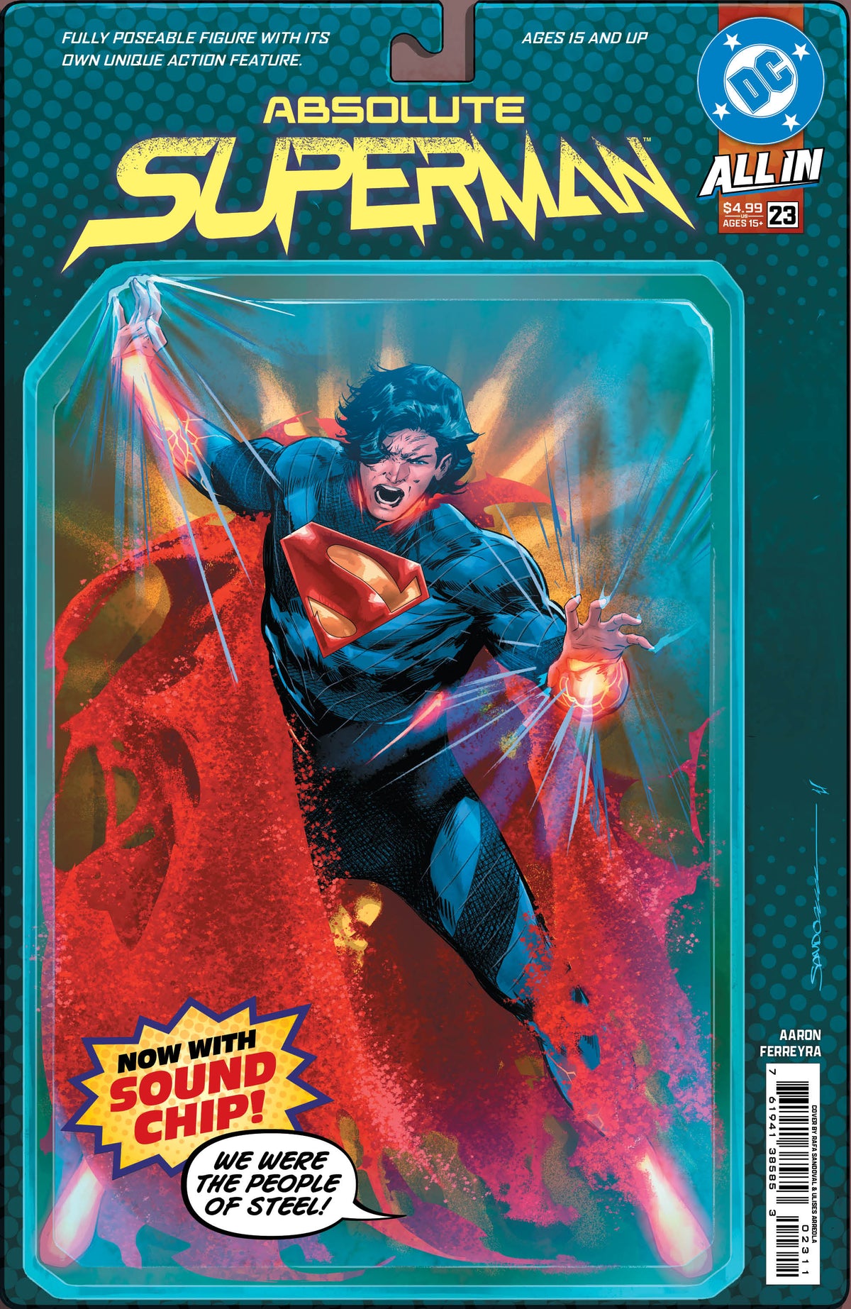 ABSOLUTE SUPERMAN #23 COVER A RAFA SANDOVAL
