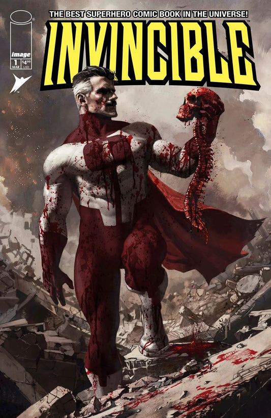 INVINCIBLE #1 REPRINT MARCO MASTRAZZO Omni-Man Card Stock Variant LTD 1500