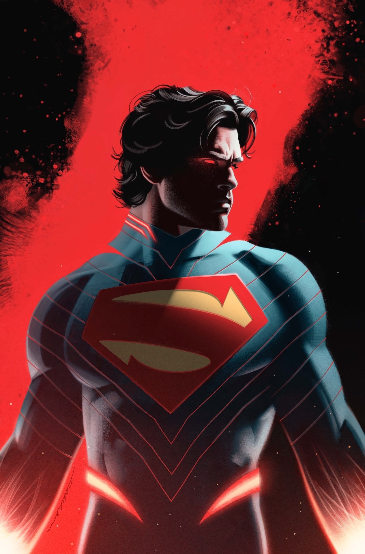 ABSOLUTE SUPERMAN #19 CVR B JEFF DEKAL CARD STOCK VAR
