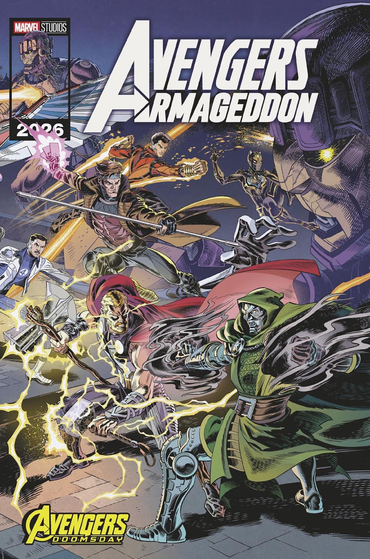 AVENGERS: ARMAGEDDON #5 LEONEL CASTELLANI MARVEL STUDIOS AVENGERS: DOOMSDAY WRAPAROUND VARIANT