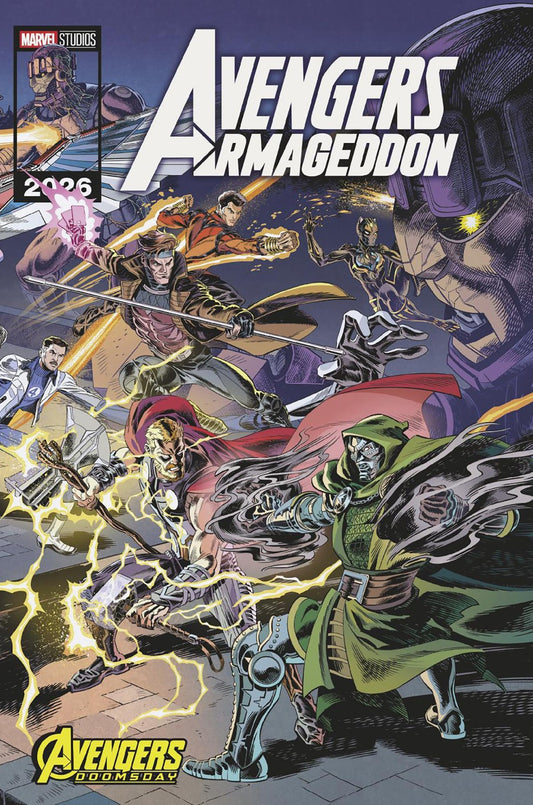 AVENGERS: ARMAGEDDON #5 LEONEL CASTELLANI MARVEL STUDIOS AVENGERS: DOOMSDAY WRAPAROUND VARIANT