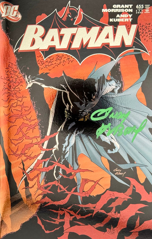 BATMAN #655 FACSIMILE EDITION CVR C - ANDY KUBERT FOIL VAR - SIGNED BY ANDY KUBERT w/COA
