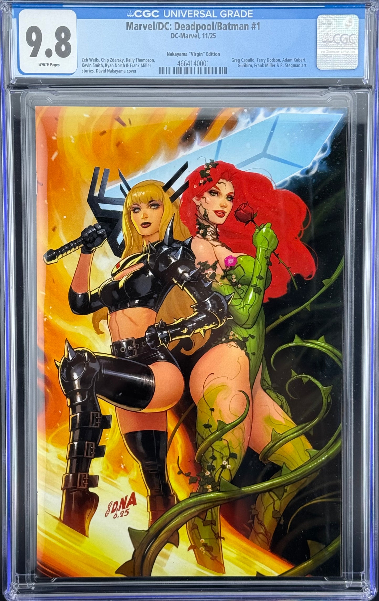 CGC 9.8 Deadpool/Batman #1 David Nakayama Virgin Variant - LTD 500