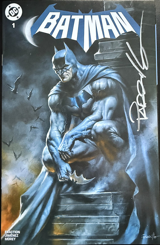 BATMAN #1 NYCC EXCLUSIVE BY PARRILLO -  LTD 600 - SIGNED BY LUCIO PARRILLO W/COA