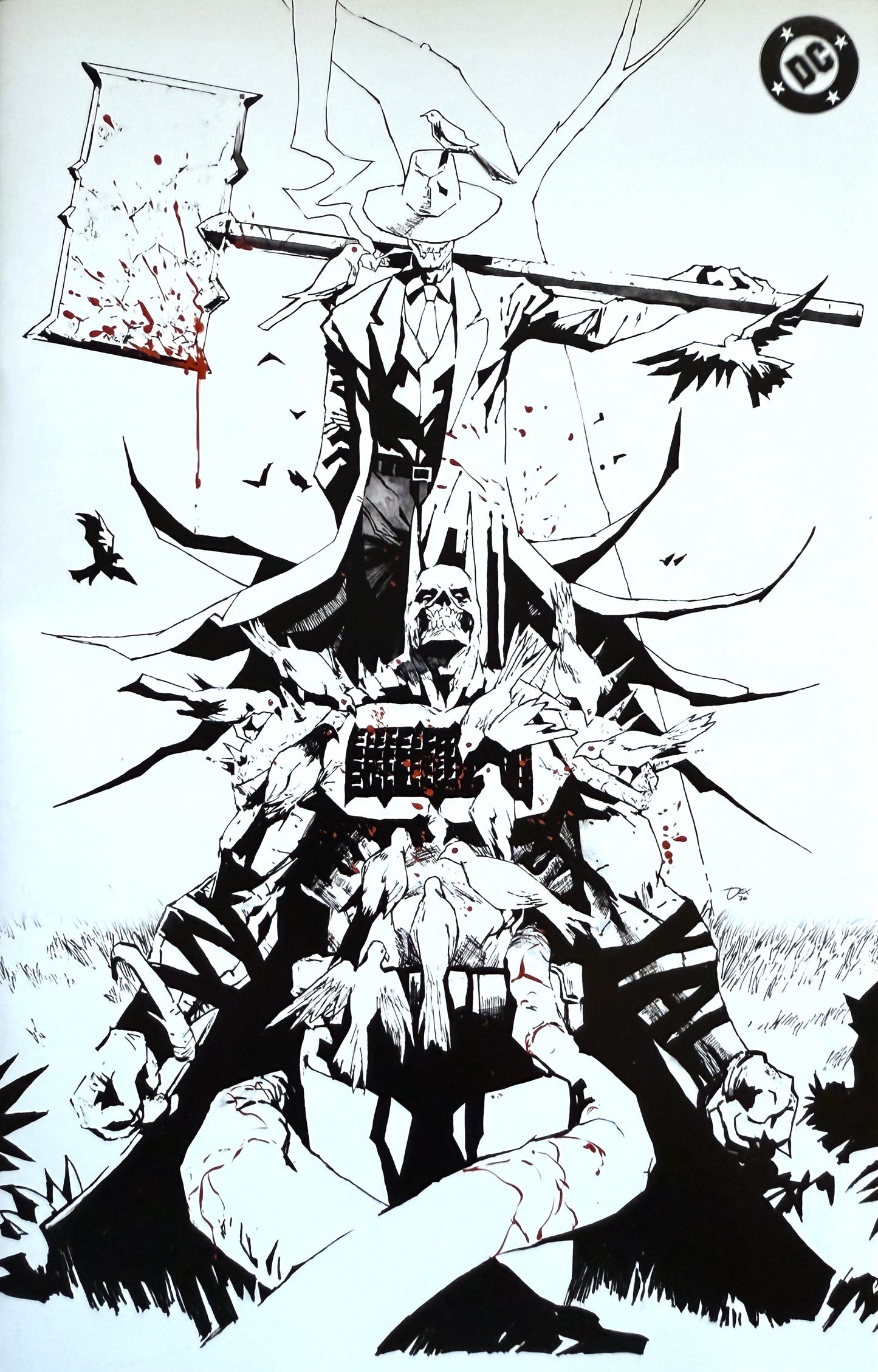Absolute Batman #19 Dexter Soy - AQ Sketch Edition - LTD 500 With COA