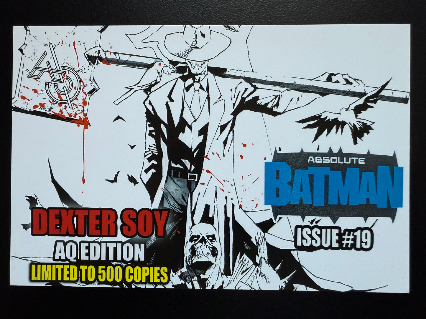 Absolute Batman #19 Dexter Soy - AQ Sketch Edition - LTD 500 With COA