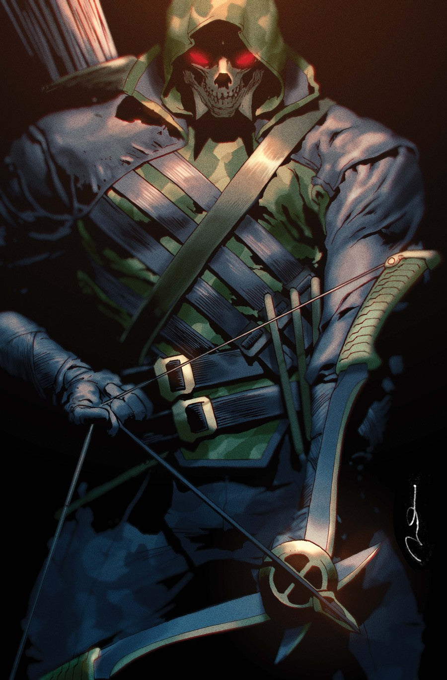 ABSOLUTE GREEN ARROW #1 (OF 6) CVR B GERALD PAREL CARD STOCK VAR (Expected Arrival 5/20/2026)