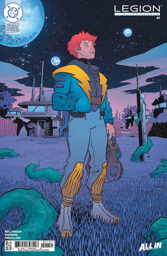 LEGION OF SUPER HEROES #1 COVER E HAYDEN SHERMAN CARD STOCK VARIANT (Expected in Stock 9/2/2026)