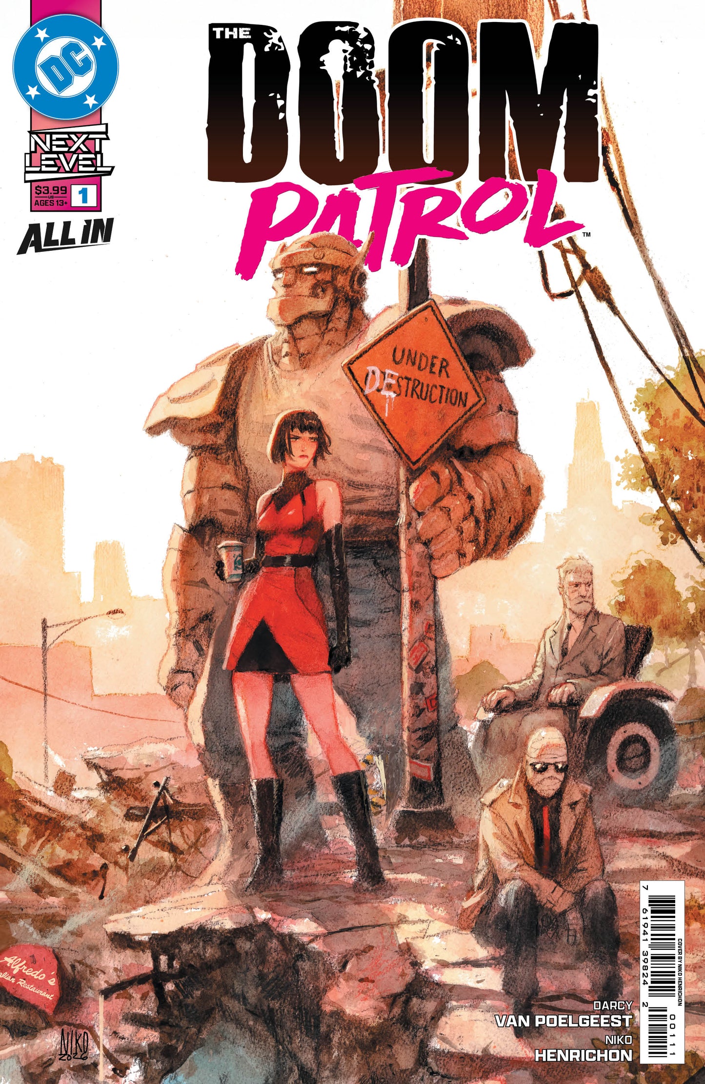 DOOM PATROL #1 COVER A NIKO HENRICHON (Expected in Stock 9/2/2026)