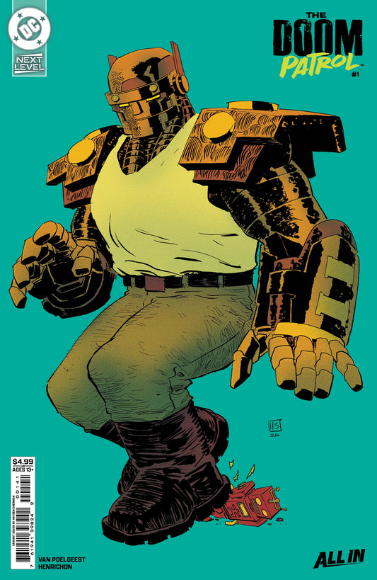 DOOM PATROL #1 COVER D HAYDEN SHERMAN NEXT LEVEL CARD STOCK VARIANT (Expected in Stock 9/2/2026)