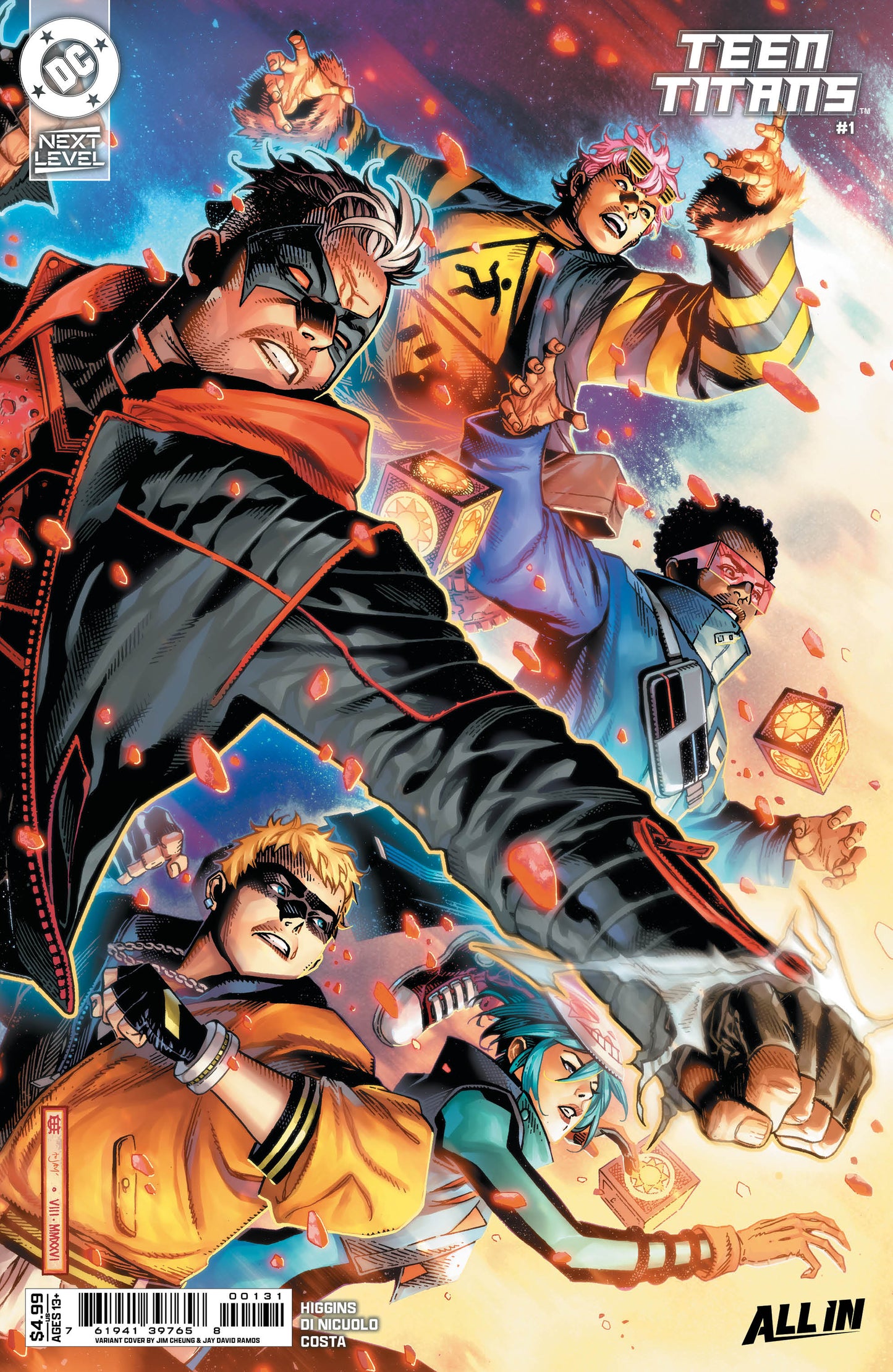 TEEN TITANS #1 COVER C JIM CHEUNG CARD STOCK VARIANT (Expected in Stock 9/2/2026)