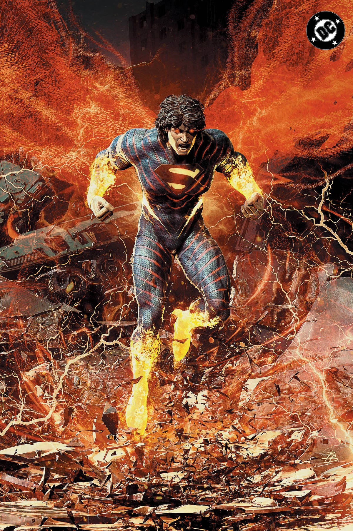 ABSOLUTE SUPERMAN #25 COVER G BJORN BARENDS DC SHOWCASE WRAPAROUND FOIL VARIANT (Expected in Stock 11/4/26)