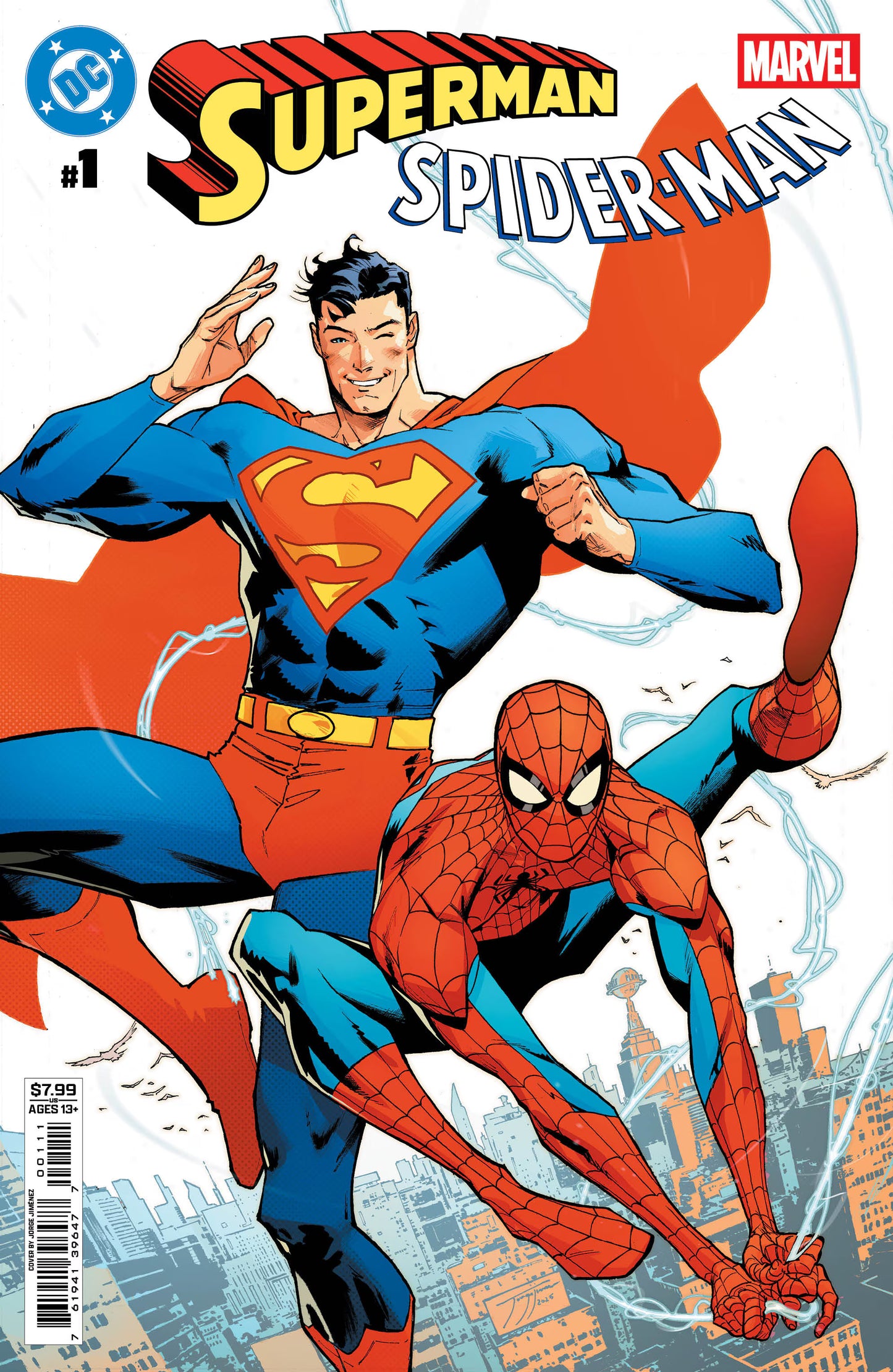DC Marvel Superman Spider-Man #1 (One Shot) Cover A Jorge Jimenez