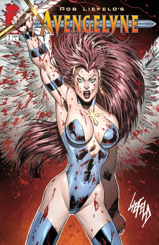 AVENGELYNE #1 COVER H ROB LIEFELD MIDNIGHT VARIANT (MATURE) (Expected in Stock 10/7/26)
