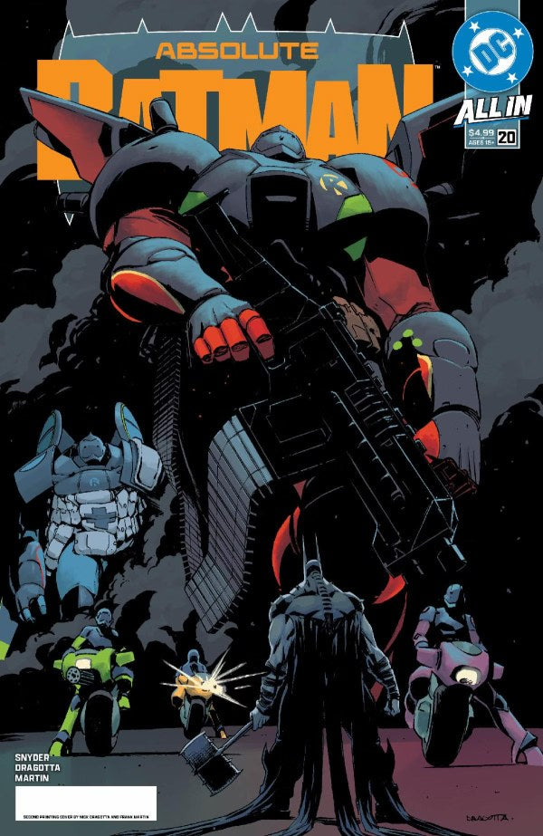 ABSOLUTE BATMAN #20 CVR A - NICK DRAGOTTA (SECOND PRINTING)