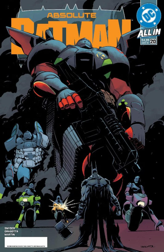 ABSOLUTE BATMAN #20 CVR A - NICK DRAGOTTA (SECOND PRINTING)
