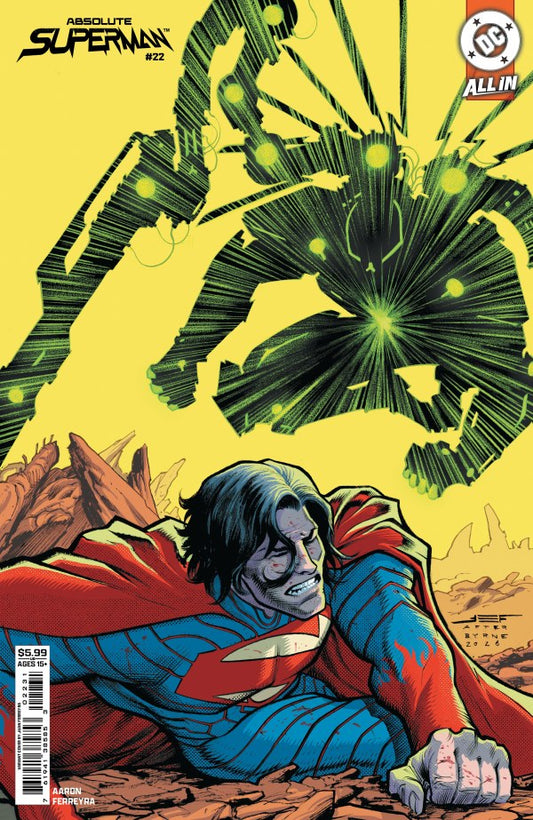 ABSOLUTE SUPERMAN #22 COVER C JUAN FERREYRA CARD STOCK VARIANT (Expected in Stock 8/5/2026)